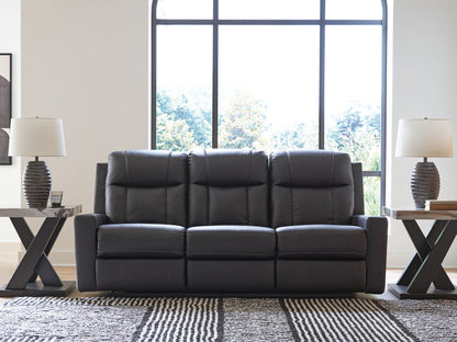 The Furniture Outlets - Ashley Furniture - Mackmenville Living Room - Reclining Sofa / Carbon - 7471388