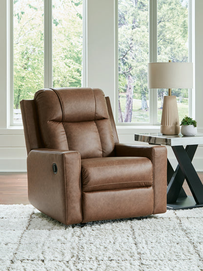 The Furniture Outlets - Ashley Furniture - Mackmenville Living Room - Zero Wall Recliner / Caramel - 7471429