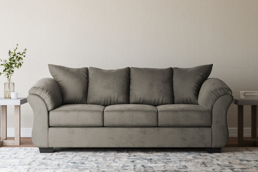 The Furniture Outlets - Ashley Furniture - Darcy Living Room - Ottoman / Black - 7500814