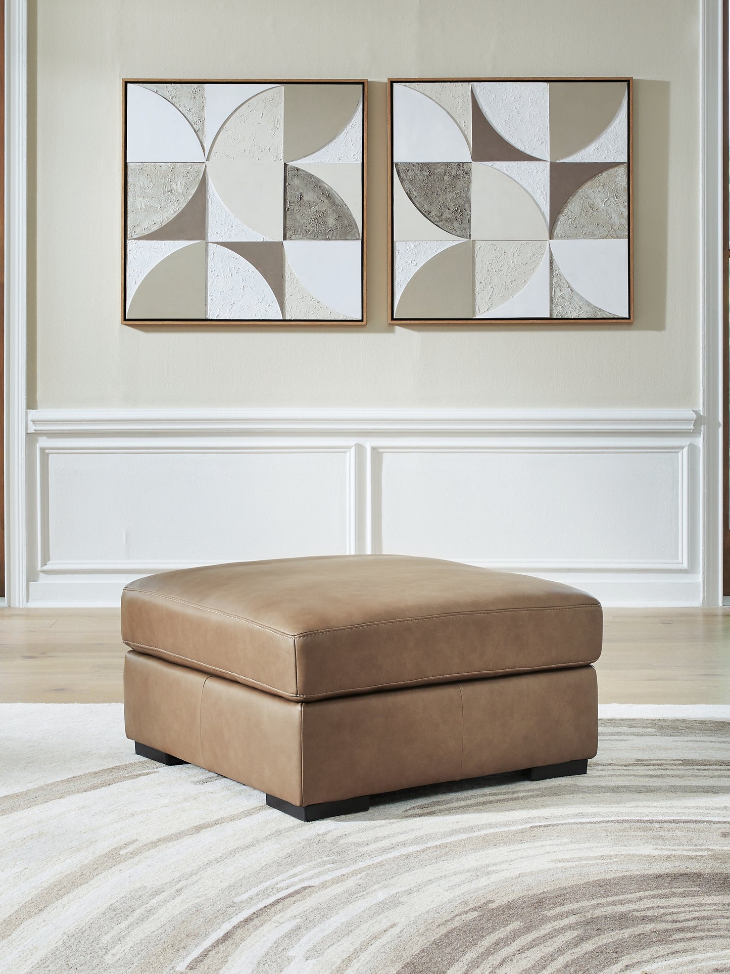 The Furniture Outlets - Ashley Furniture - Veronella Living Room - Oversized Accent Ottoman / Sahara - 7610608