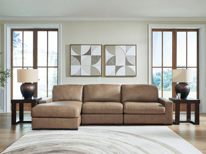 The Furniture Outlets - Ashley Furniture - Veronella Sectional - RAF 3-Piece Sectional with Chaise / Sahara - 76106S5