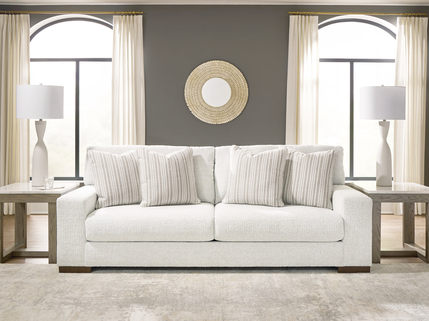 The Furniture Outlets - Ashley Furniture - Hartside Living Room - Sofa / Frosted - 8010438