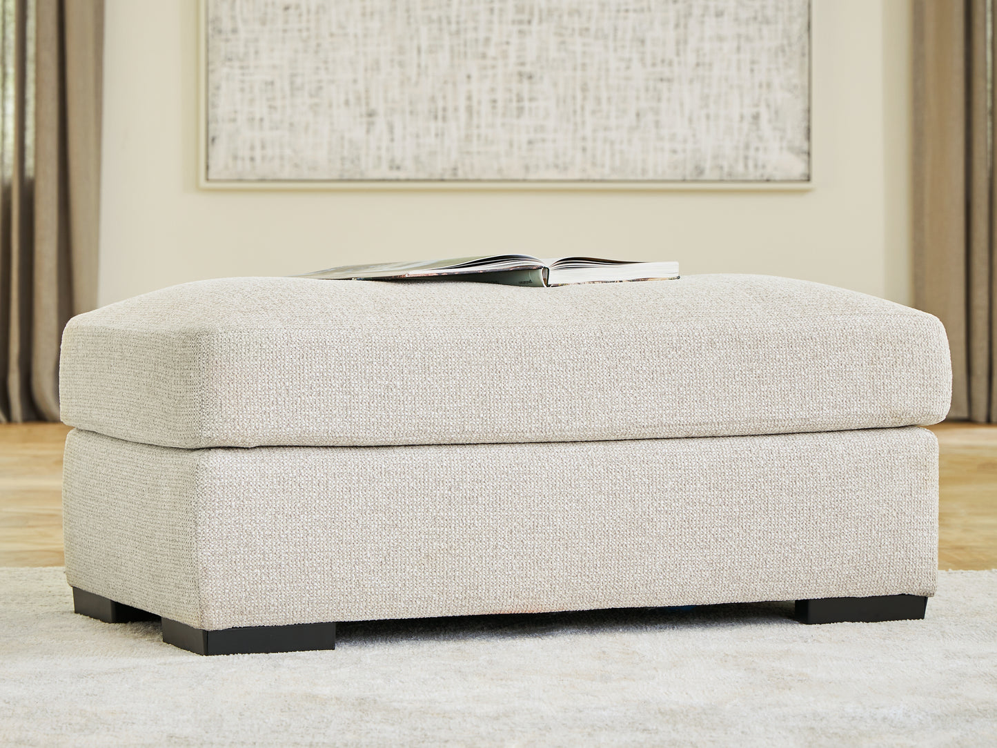 The Furniture Outlets - Ashley Furniture - Conlee-Pike Living Room - Ottoman / Linen - PC8131014