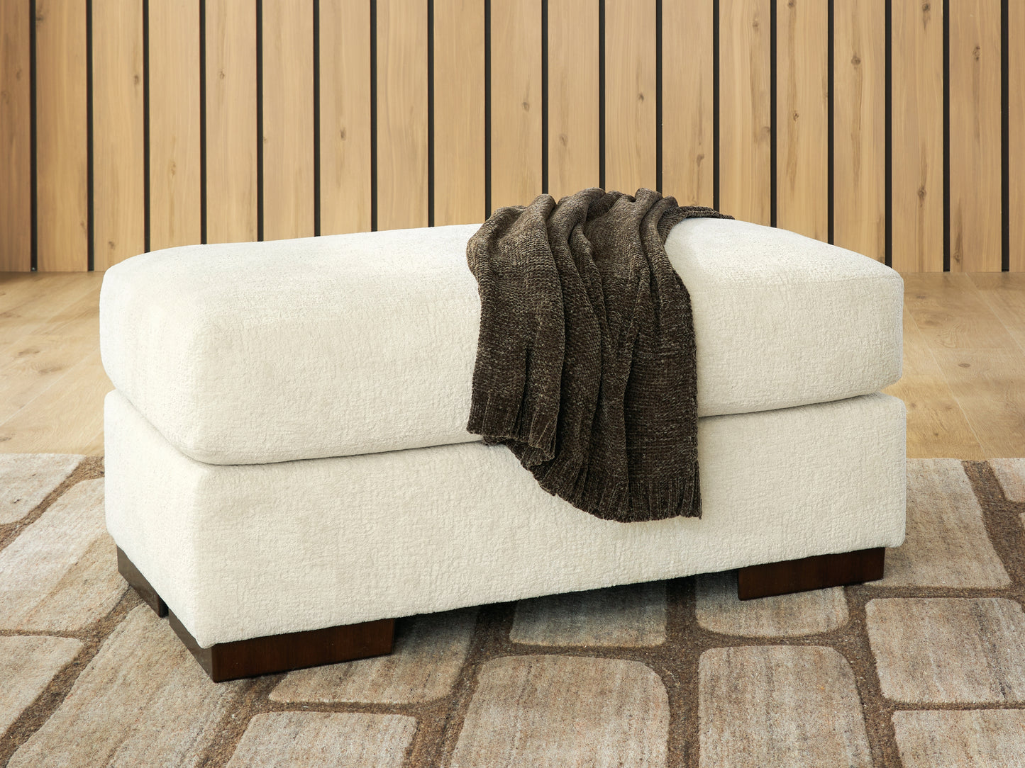The Furniture Outlets - Ashley Furniture - Jayne Park Living Room - Ottoman / Sand - PC8150614