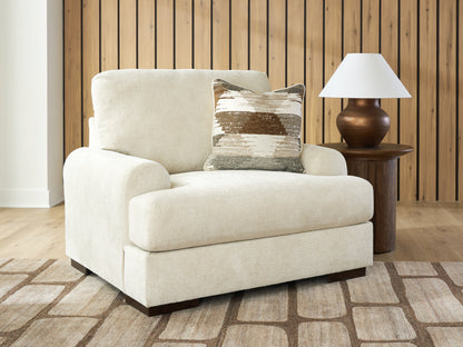 The Furniture Outlets - Ashley Furniture - Jayne Park Living Room - Chair and a Half / Sand - PC8150623