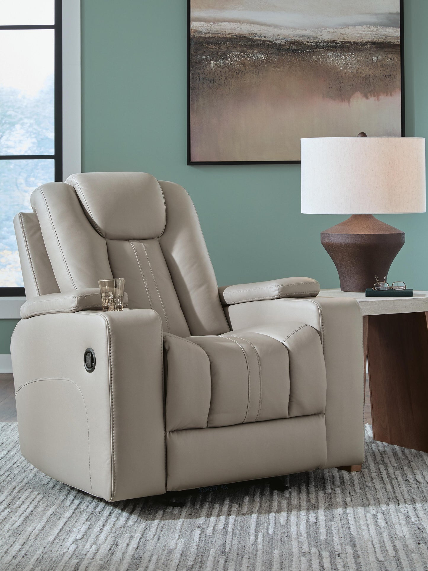 The Furniture Outlets - Ashley Furniture - Elevate Edges Living Room - Glider Recliner / Coin - PC8330527