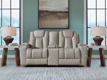 The Furniture Outlets - Ashley Furniture - Elevate Edges Living Room - Glider REC Loveseat w/Console / Coin - PC8330543