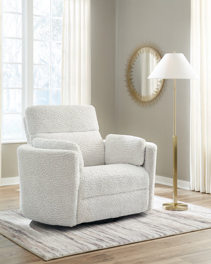 The Furniture Outlets - Ashley Furniture - Gosaldo Living Room - Swivel Glider Power Recliner - PC8630395