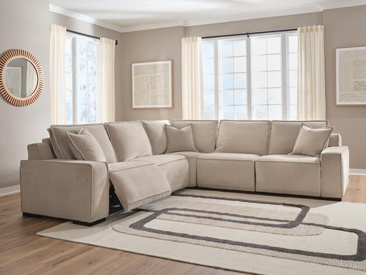 The Furniture Outlets - Ashley Furniture - Carceri Sectional - 5-Piece Power Sectional Reclining Sofa - 87003S4