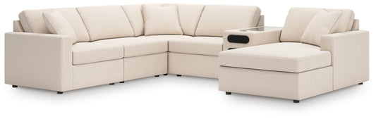 The Furniture Outlets - Ashley Furniture - Modmax 6-Piece Sectional with Audio System and Chaise - RAF 6-Piece Sectional with Audio System and Chaise - 92103S51