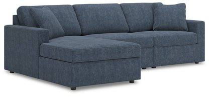 The Furniture Outlets - Ashley Furniture - Modmax Sectional - RAF 3-Piece Sectional with Chaise / Ink - 92121S17