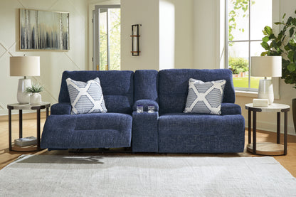 The Furniture Outlets - Ashley Furniture - Acklen Place Sectional - 3-Piece Sectional / Navy - 93607S10