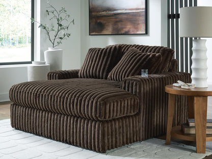 The Furniture Outlets - Ashley Furniture - Midnight-Madness Living Room - Oversized Chaise / Chocolate - 9810415