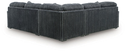 The Furniture Outlets - Ashley Furniture - Midnight-Madness Sectional - LAF 3-Piece Sectional / Gunmetal - 98105S5