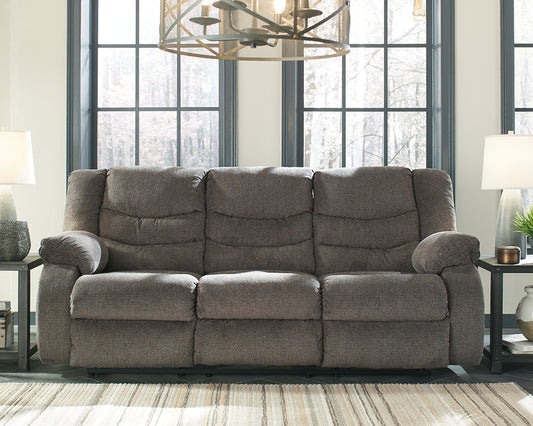 The Furniture Outlets - Ashley Furniture - Tulen Living Room - Reclining Sofa / Gray - 9860688