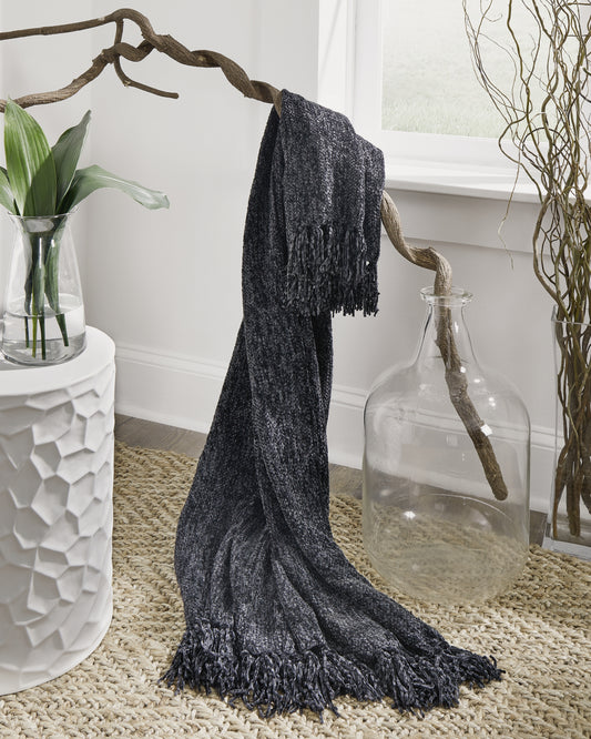 The Furniture Outlets - Ashley Furniture - Tamish Throw (Set of 3) - Throw (3/CS) / Black - A1001027