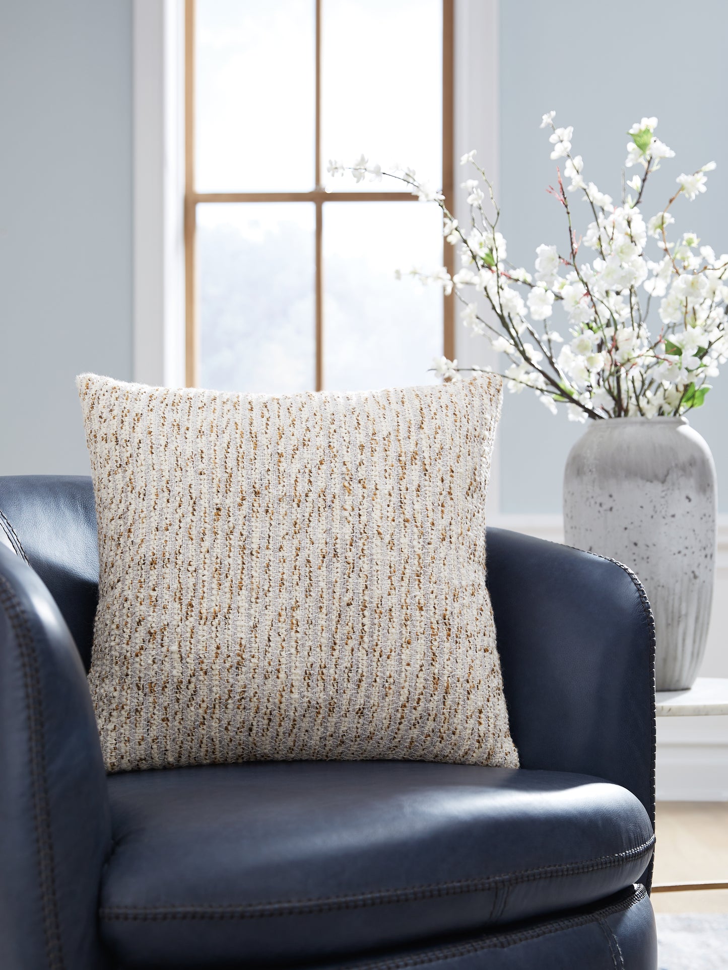 The Furniture Outlets - Ashley Furniture - Abler Pillows - Pillow / Ivory/Gray/Gold - A1001068P