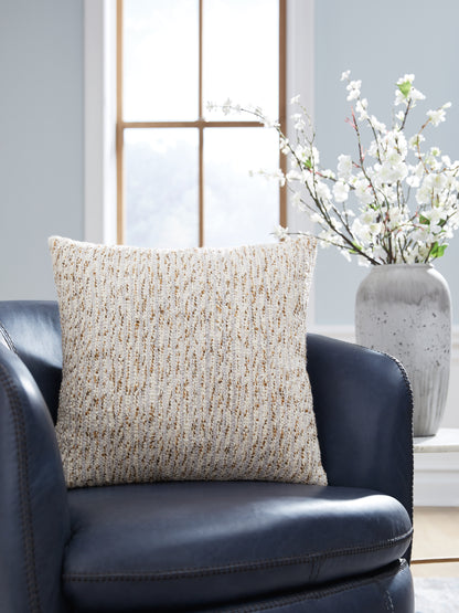 The Furniture Outlets - Ashley Furniture - Abler Pillows - Pillow / Ivory/Gray/Gold - A1001068P