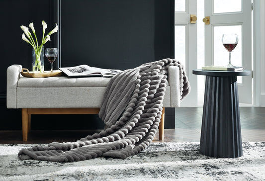 The Furniture Outlets - Ashley Furniture - Alsonwell Throw (Set of 3) - Throw (3/CS) / Gray - A1001081