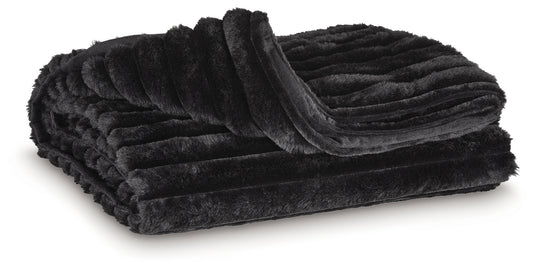 The Furniture Outlets - Ashley Furniture - Alsonwell Throw (Set of 3) - Throw (3/CS) / Black - A1001083