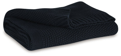 The Furniture Outlets - Ashley Furniture - Gayelery Throw (Set of 3) - Throw (3/CS) / Black - A1001086