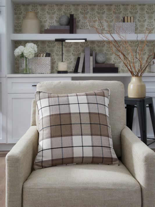 The Furniture Outlets - Ashley Furniture - Godricton Pillows - Pillow (4/CS) / Brown/Black/Cream - A1001103