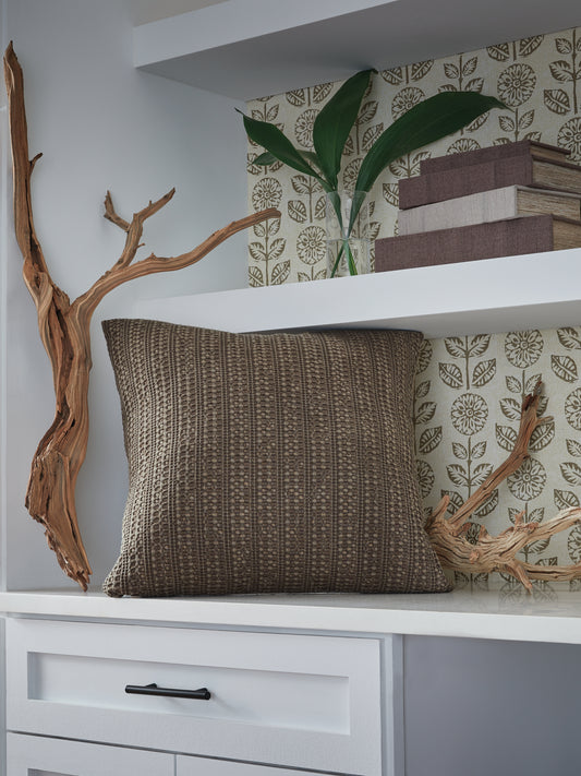 The Furniture Outlets - Ashley Furniture - Landcher Pillows - Pillow (4/CS) / Brown - A1001104