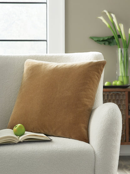 The Furniture Outlets - Ashley Furniture - Jaxkins Pillows - Pillow (4/CS) / Camel - A1001139