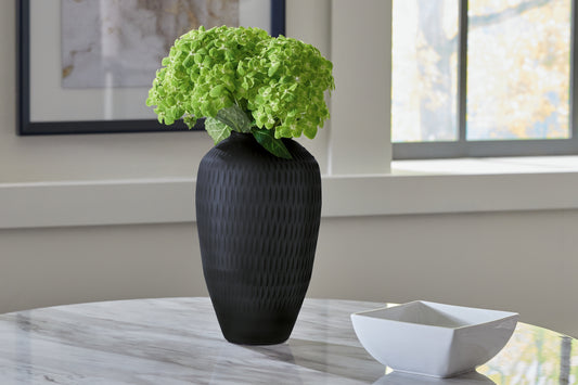 The Furniture Outlets - Ashley Furniture - Etney Vase - Vase / Slate - A2000509