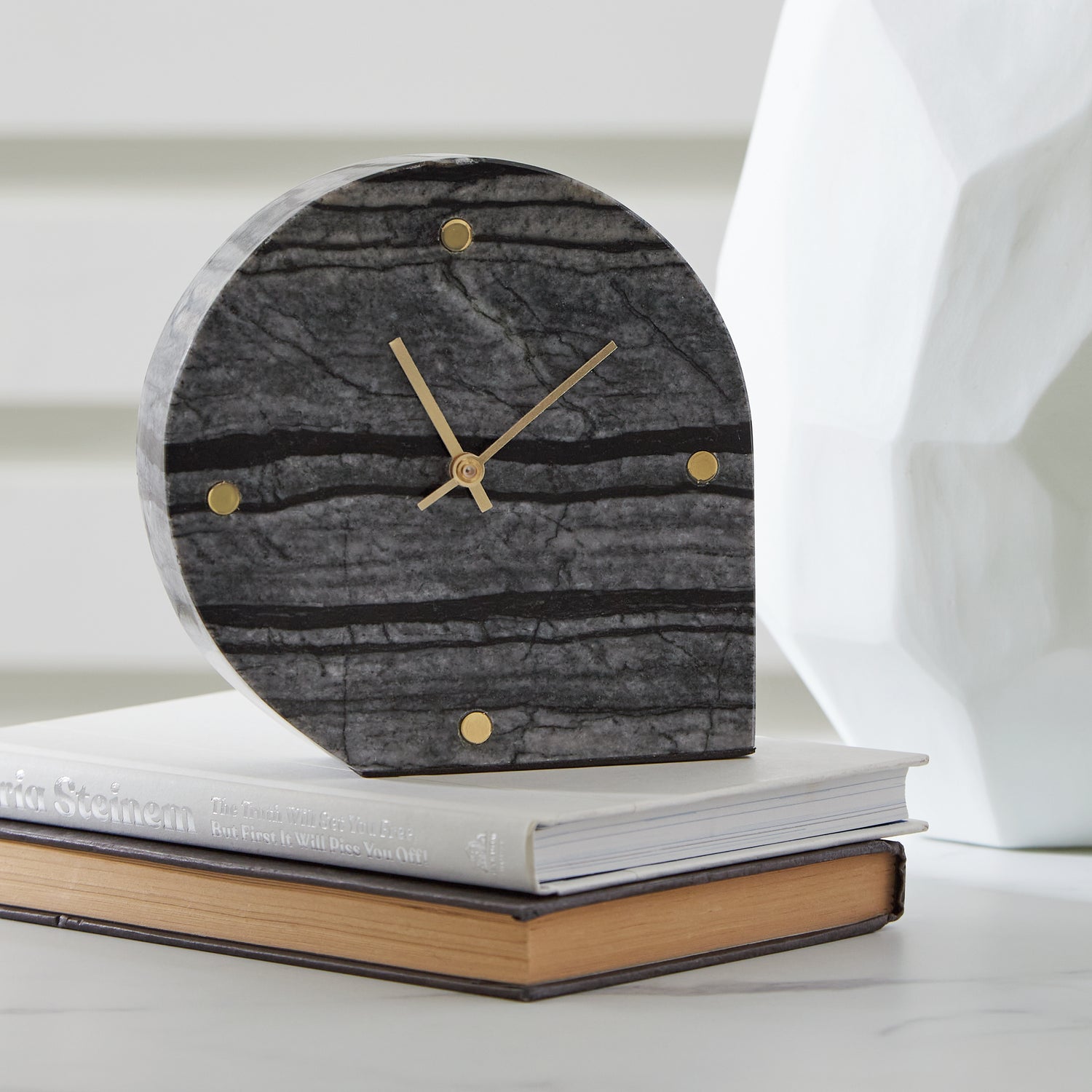 The Furniture Outlets - Ashley Furniture - Janmour Table Clock (Set of 2) - Table Clock (2/CS) / Black - A2000661