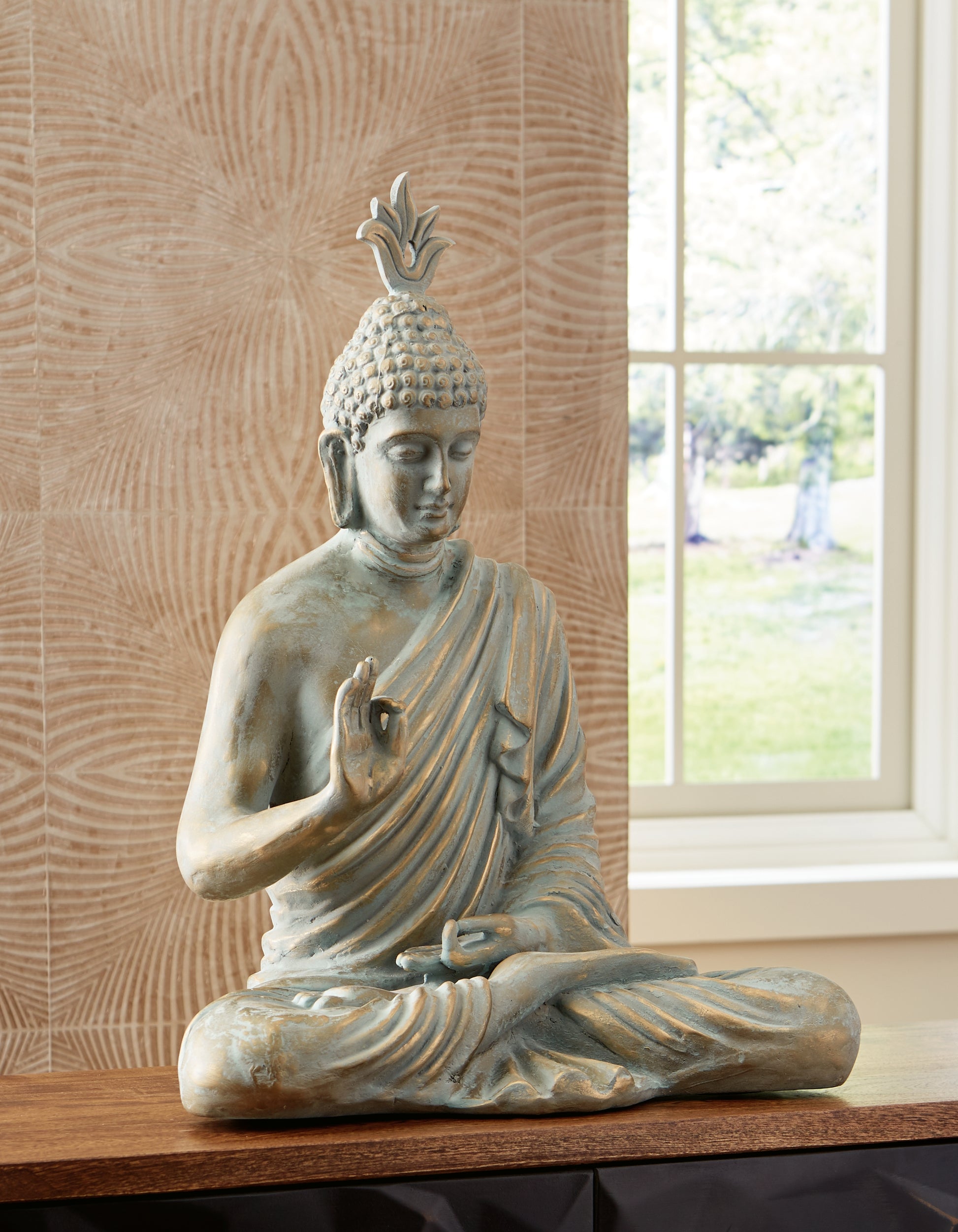 The Furniture Outlets - Ashley Furniture - Hosgrove Sculpture - Sculpture / Verigris Patina - A2000678