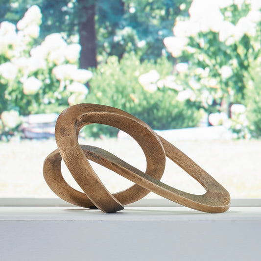 The Furniture Outlets - Ashley Furniture - Dunnruck Sculpture - Sculpture / Antique Brass Finish - A2000686