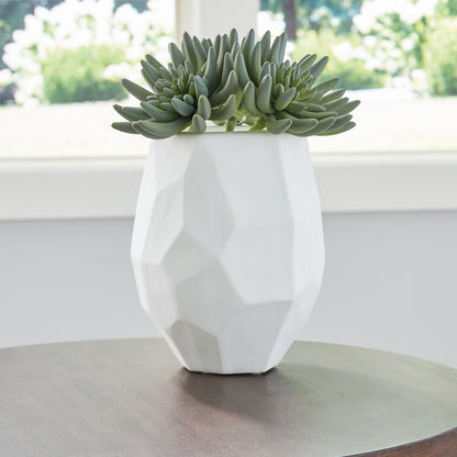 The Furniture Outlets - Ashley Furniture - Karenton Vase - Vase / White - A2000721