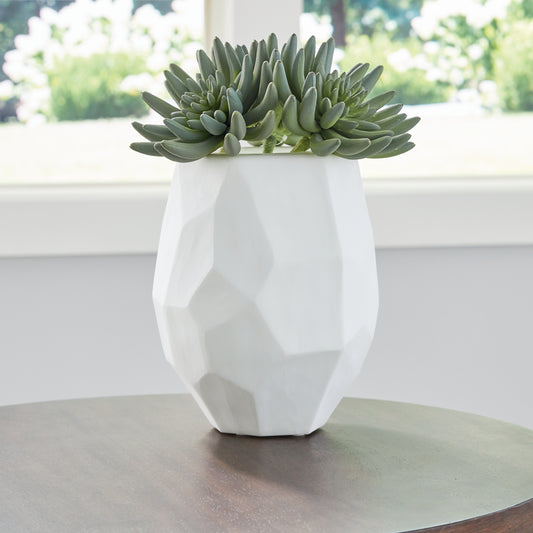 The Furniture Outlets - Ashley Furniture - Karenton Vase - Vase / White - A2000721