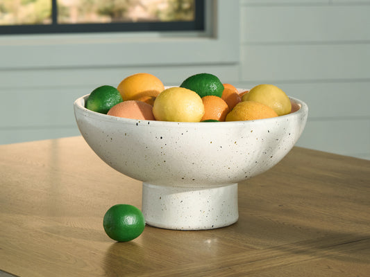 The Furniture Outlets - Ashley Furniture - Dallinworth Bowl - Bowl / White/Black - A2000833