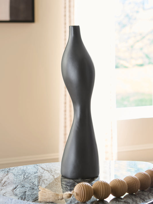The Furniture Outlets - Ashley Furniture - Judsen Vase - Vase / Black - A2000835