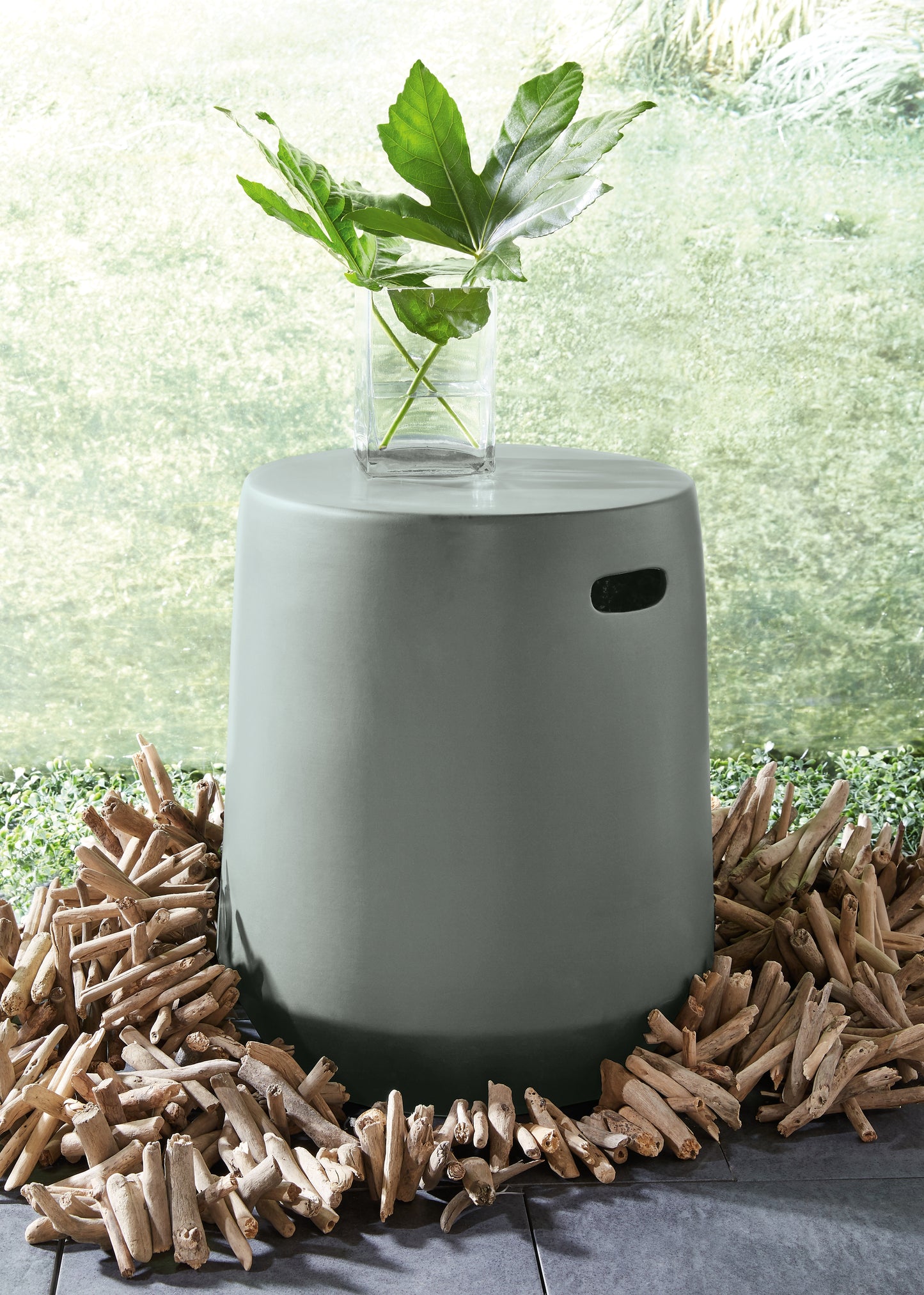 The Furniture Outlets - Ashley Furniture - Kalmunds Stool - Stool / Gray - A3000634