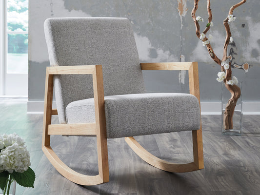 The Furniture Outlets - Ashley Furniture - Wychworth Accent Chair - Accent Chair / Gray/Natural - A3000745