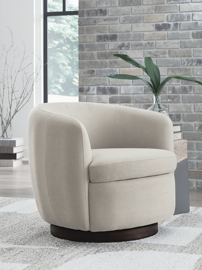 The Furniture Outlets - Ashley Furniture - Annbury Swivel Accent Chair - Swivel Accent Chair - A3000786