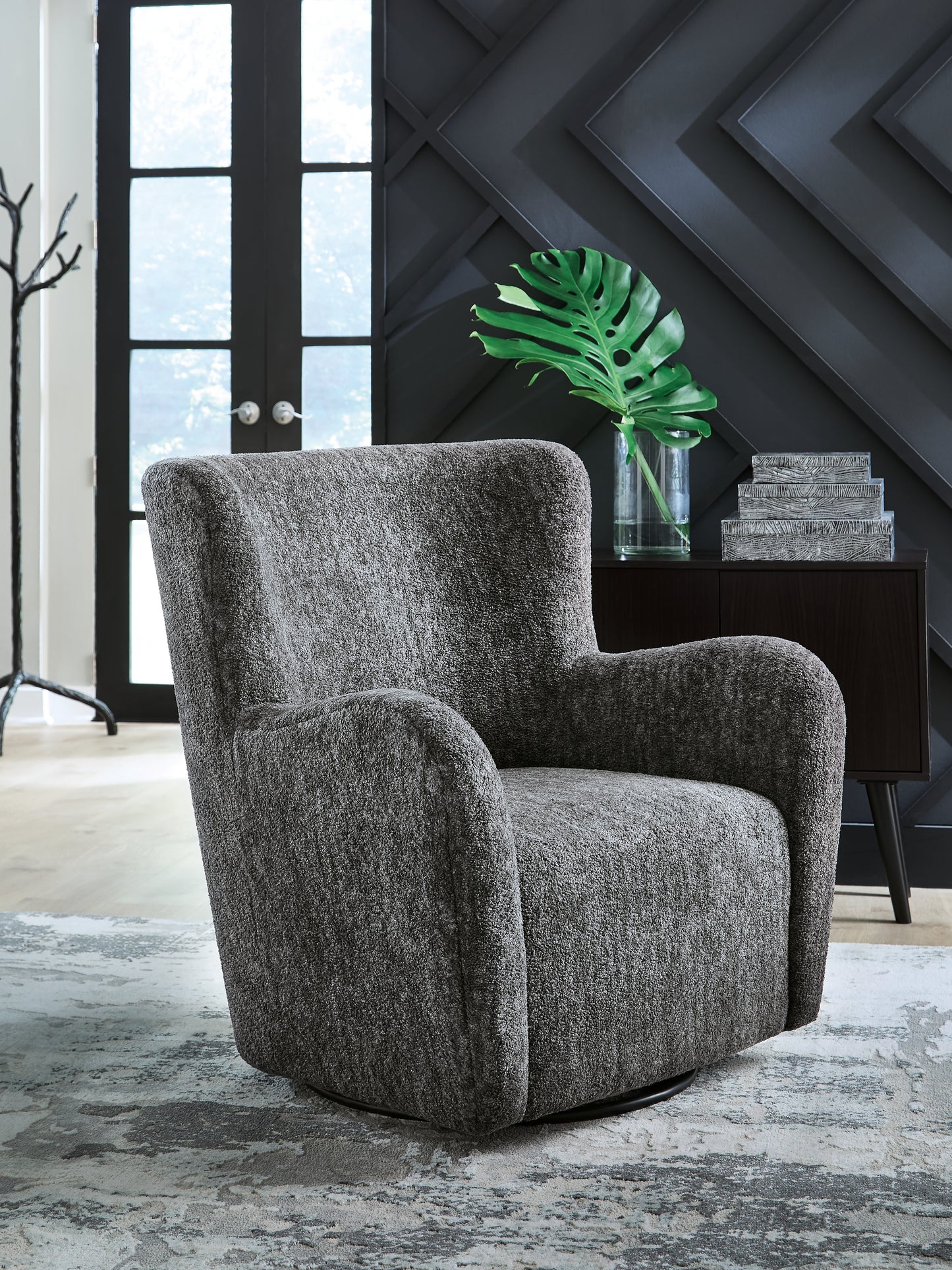 The Furniture Outlets - Ashley Furniture - Rowenburg Swivel Glider Accent Chair - Swivel Glider Accent Chair - A3000796