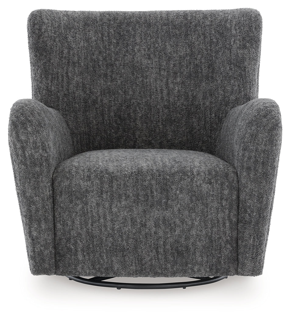 Rowenburg Swivel Glider Accent Chair