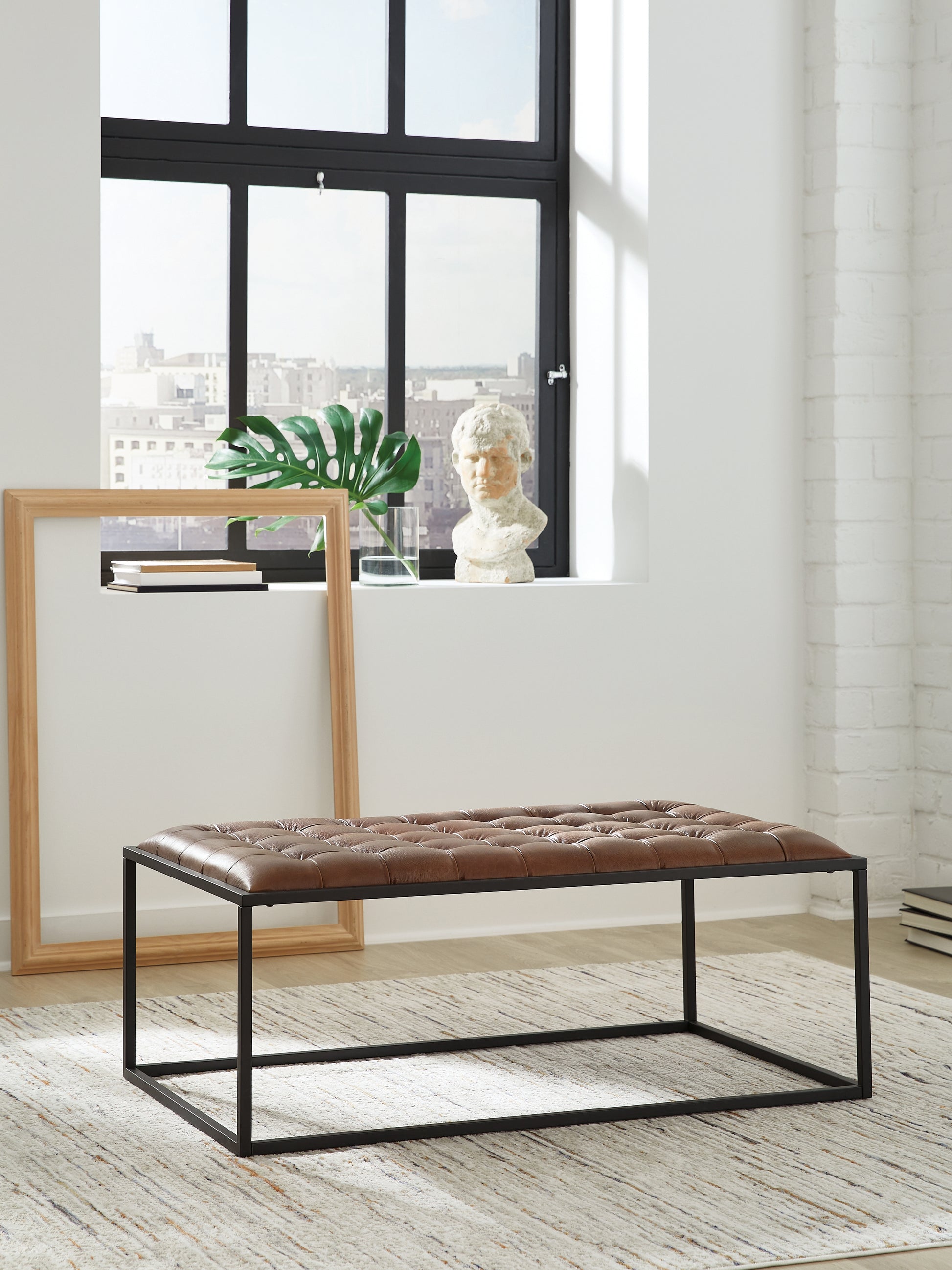 The Furniture Outlets - Ashley Furniture - Junsor Living Room - Cocktail Ottoman - A3000826