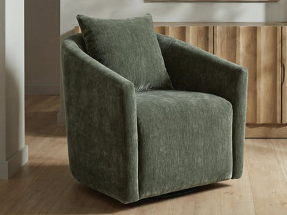 The Furniture Outlets - Ashley Furniture - Leastow Swivel Accent Chair - Swivel Accent Chair - A3000830