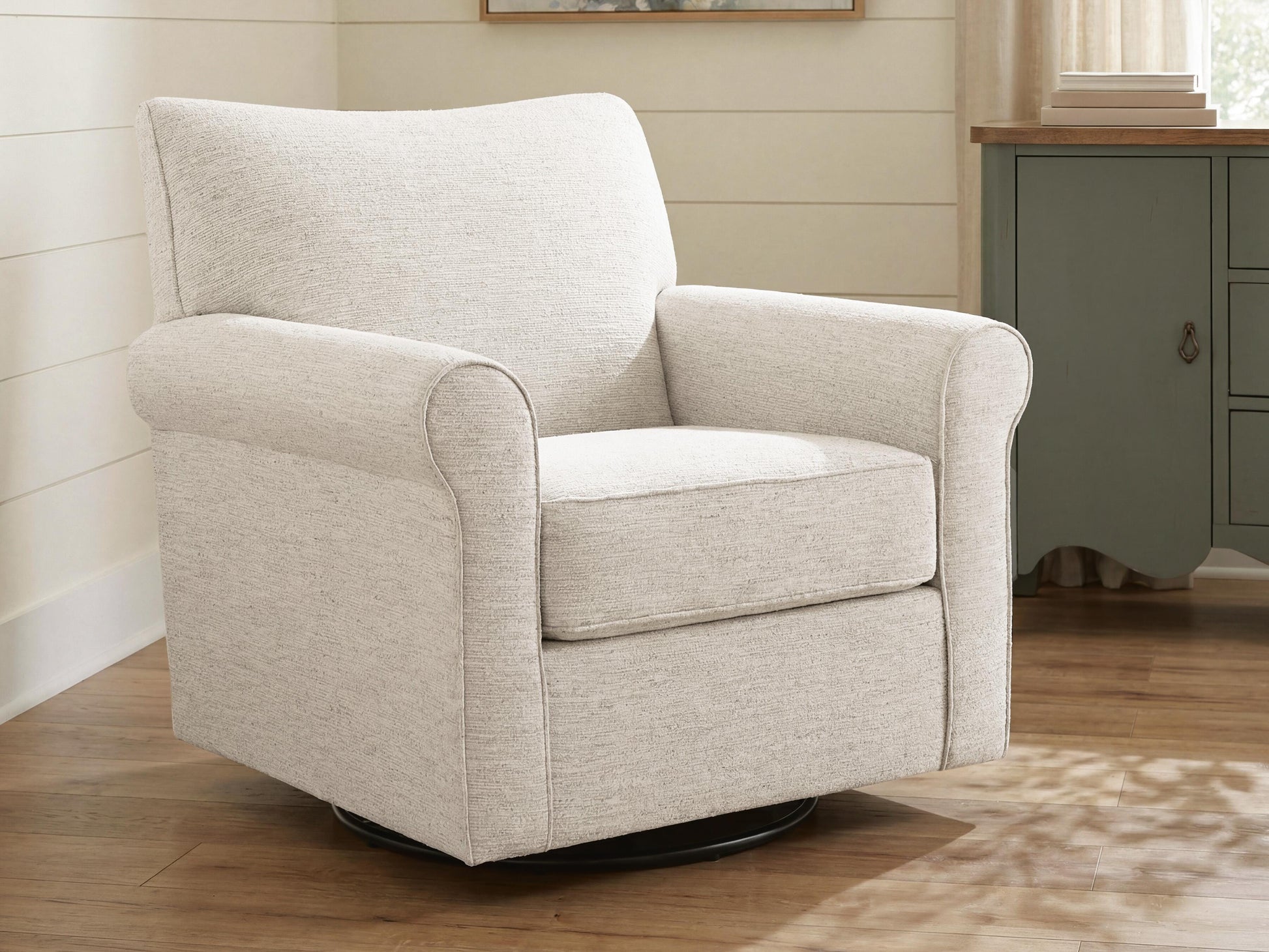 The Furniture Outlets - Ashley Furniture - Renley Swivel Glider Accent Chair - Swivel Glider Accent Chair - A3000854