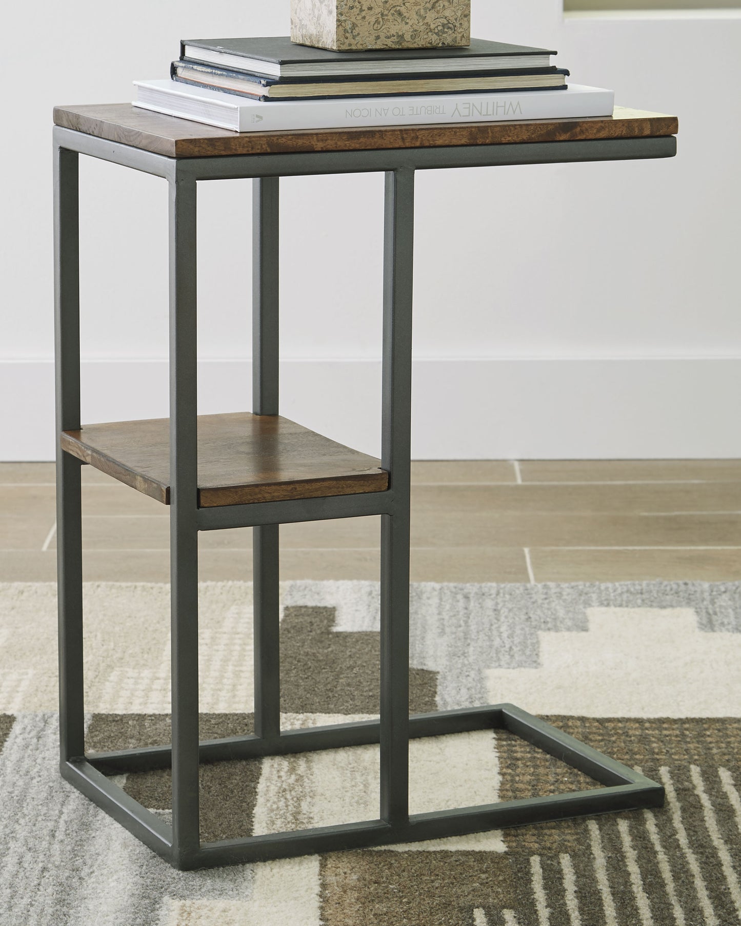 The Furniture Outlets - Ashley Furniture - Forestmin Accent Table - Accent Table / Natural/Black - A4000049