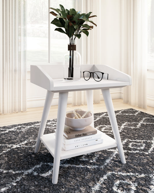 The Furniture Outlets - Ashley Furniture - Blariden Accent Table - Accent Table / White - A4000367