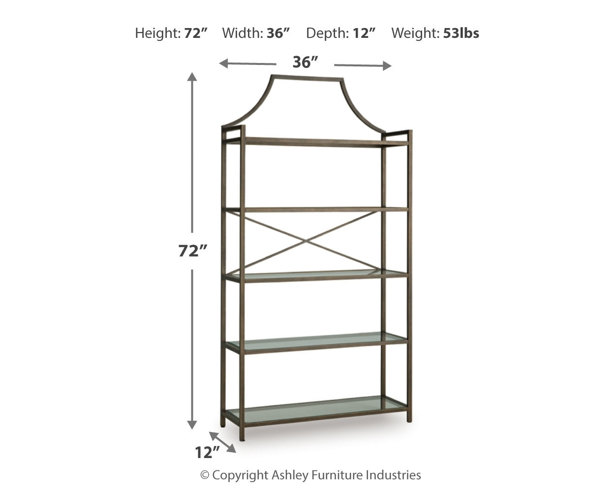 Bernonly Bookcase