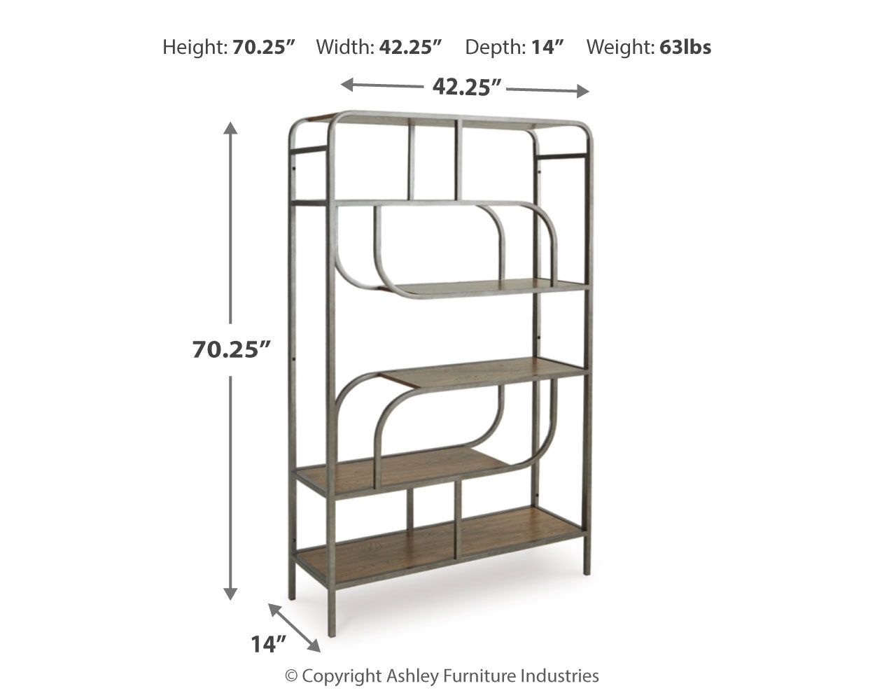 Jaddon Bookcase