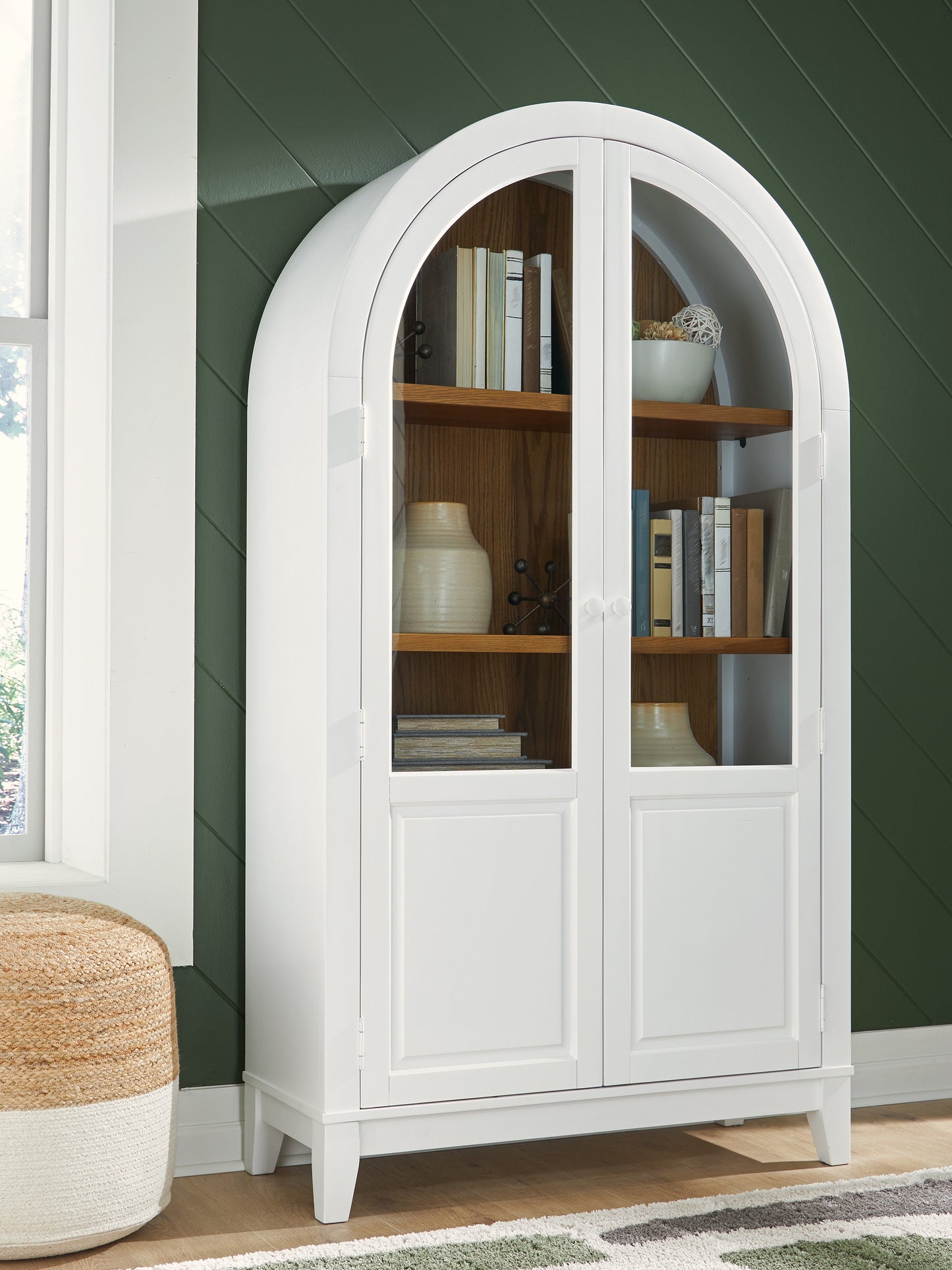 The Furniture Outlets - Ashley Furniture - Dagandale Accent Cabinet - Accent Cabinet / White/Natural - A4000598