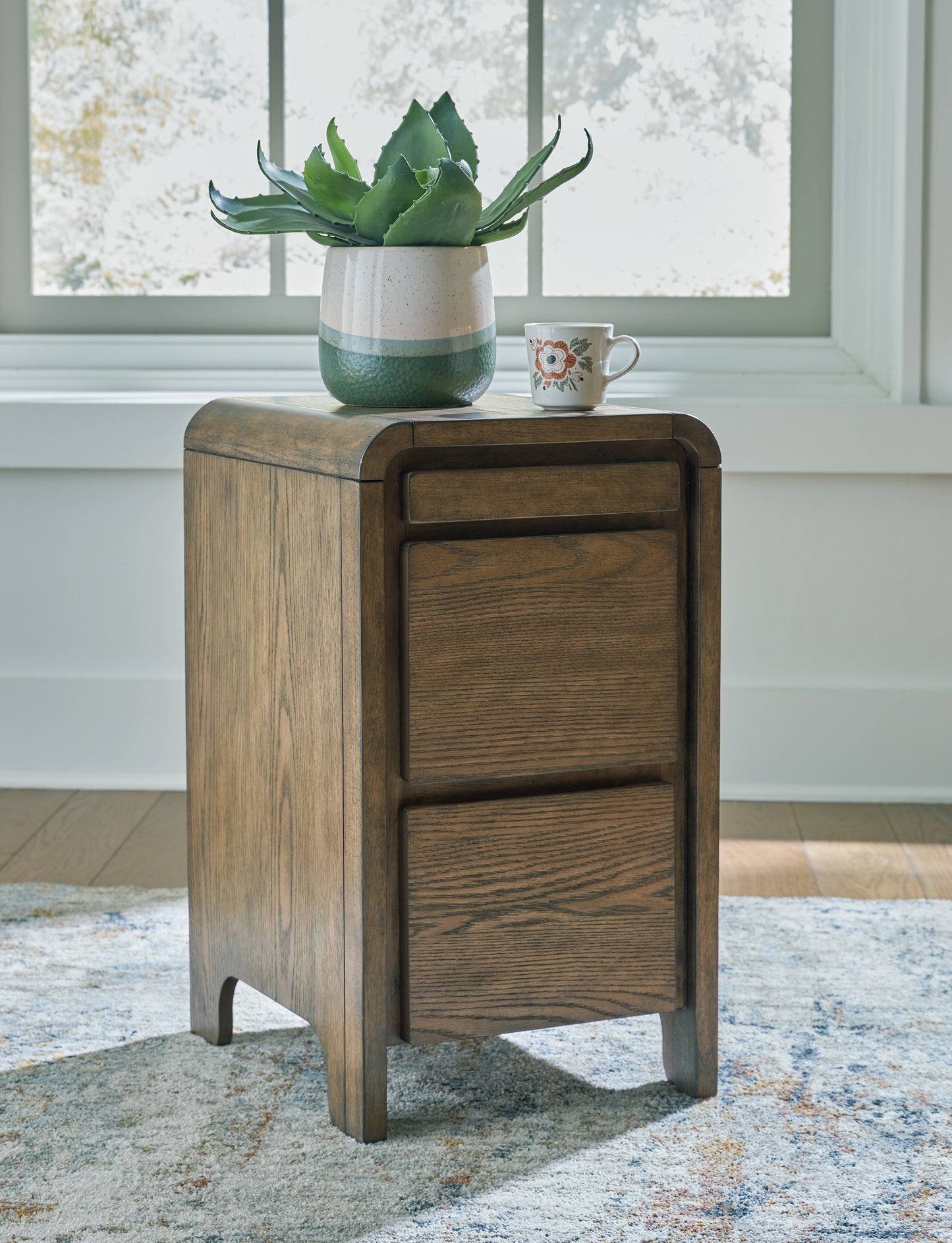 The Furniture Outlets - Ashley Furniture - Jensworth Accent Table - Accent Table / Brown - A4000636